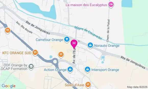 Localisation Carrefour Hyper - 84100