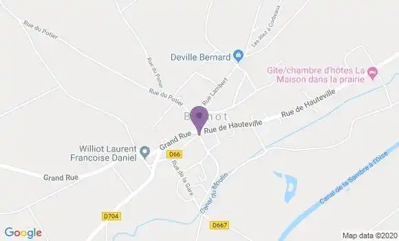 Localisation Bernot Ap - 02120