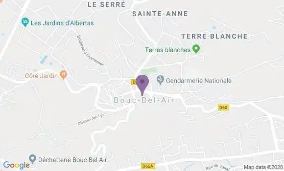 Localisation Simiane Collongue - 13109
