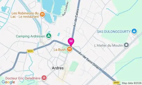 Localisation Carrefour Market - 62610