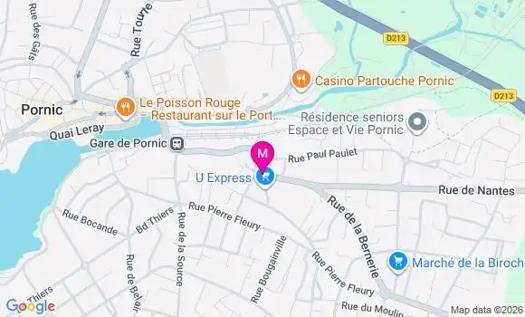 Localisation U Express Centre - 44210