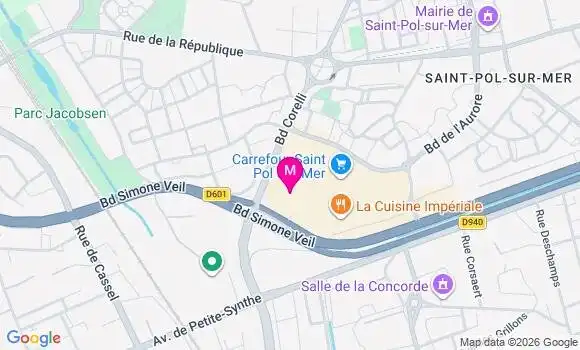 Localisation Carrefour - 59430