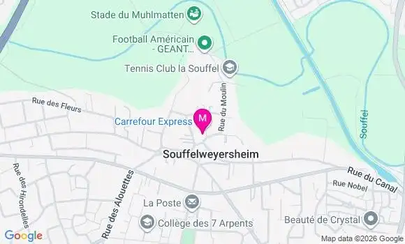 Localisation Carrefour Express - 67460
