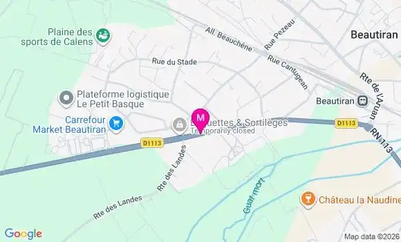 Localisation Carrefour Market - 33640