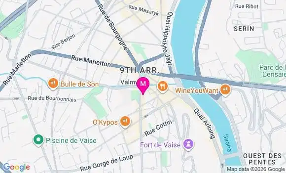 Localisation Lyon 09 Site Ephemere Peak Periode - 69009