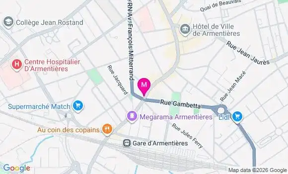 Localisation Carrefour City - 59280
