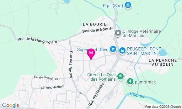 Localisation Super U - 44860