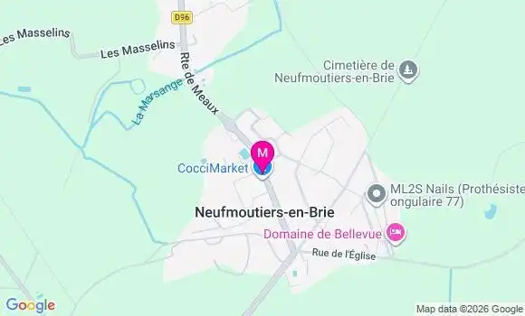 Localisation Coccimarket - 77610