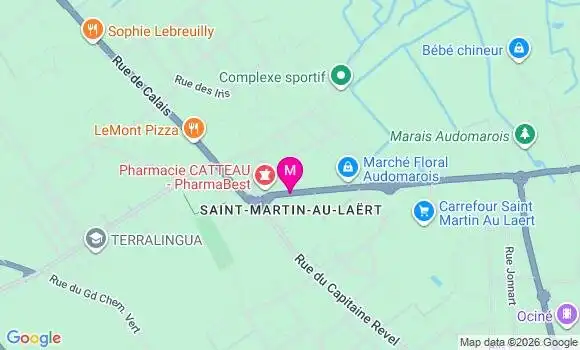 Localisation Carrefour - 62500