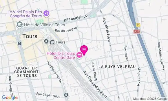 Localisation Carrefour City - 37000