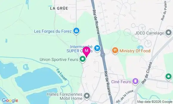 Localisation Intermarche Super - 42110