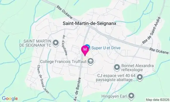 Localisation Super U - 40390