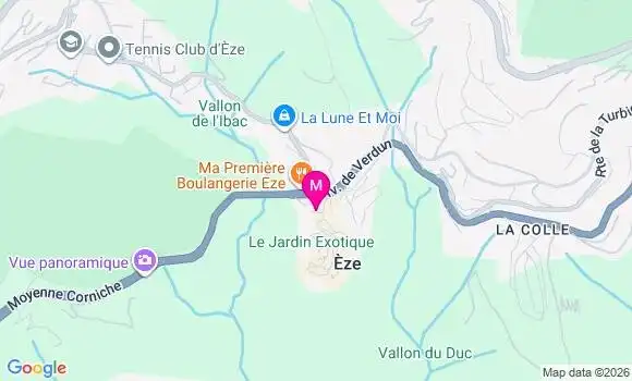 Localisation Eze Village - 06360