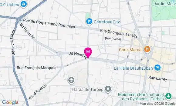 Localisation Carrefour - 65000