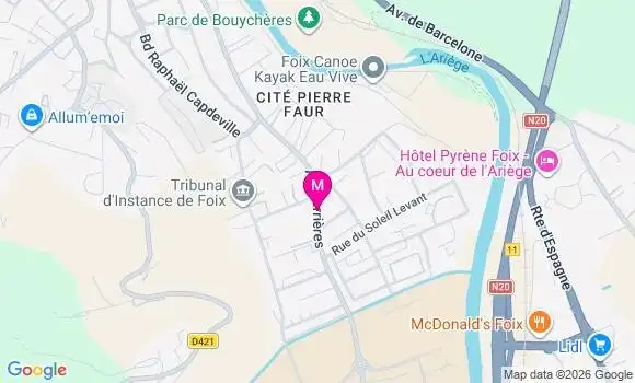 Localisation Carrefour Express - 09000