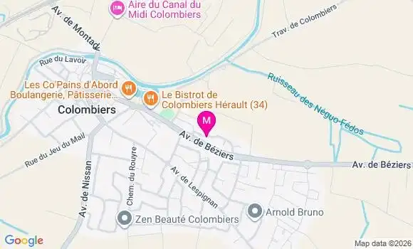 Localisation Super U - 34440