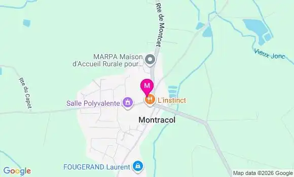 Localisation Montracol - 01310