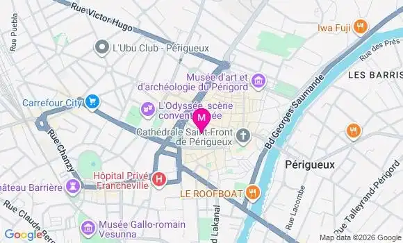 Localisation Carrefour Express - 24000