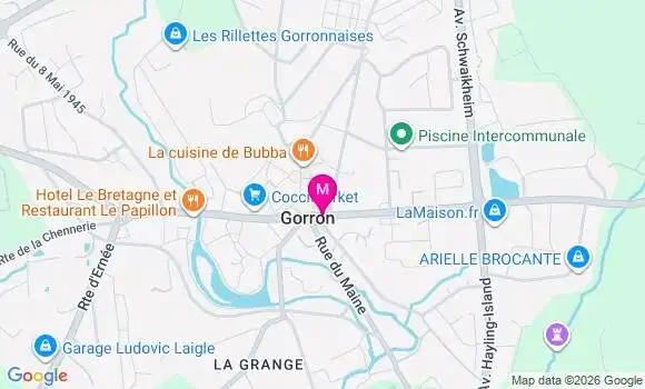 Localisation Gorron Barrabe - 53120