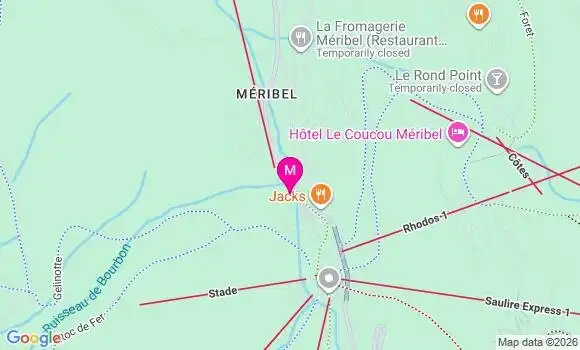 Localisation Meribel Allues - 73550