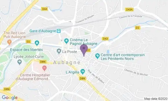 Localisation Aubagne le Charrel - 13400
