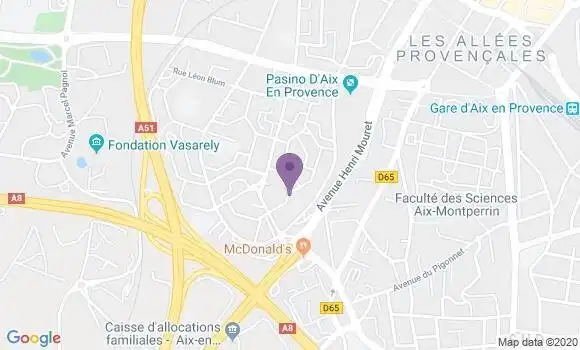 Localisation Aix En Provence Encagnane Bp - 13090
