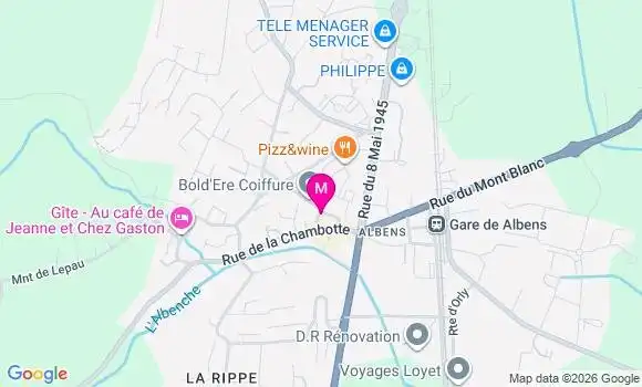 Localisation Entrelacs Albens - 73410