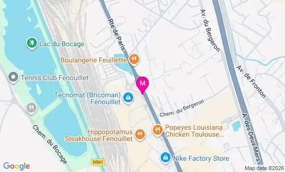Localisation Auchan - 31150