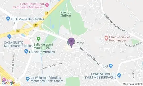 Localisation Vitrolles Sud - 13127