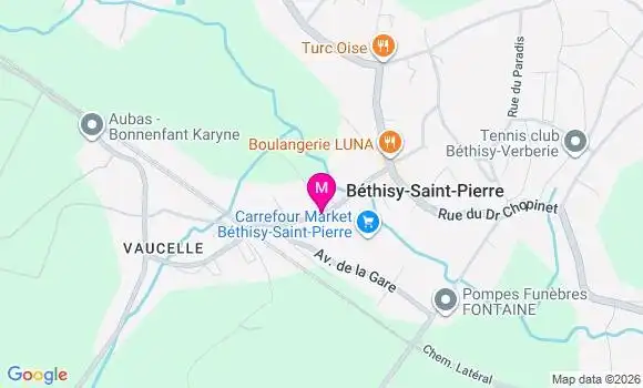 Localisation Carrefour Market - 60320