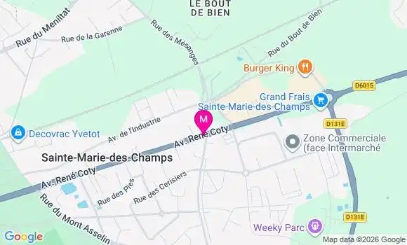 Localisation Intermarche Hyper - 76190