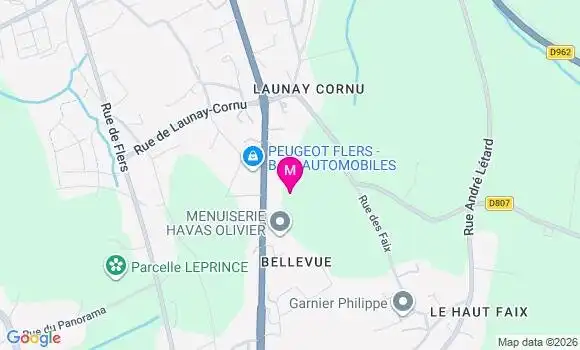 Localisation Carrefour Market - 61100