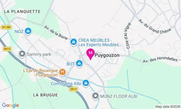 Localisation Hypermarche Carrefour - 81990