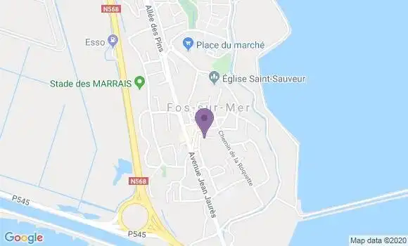 Localisation Fos sur Mer Republique Bp - 13270