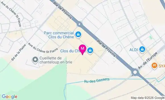 Localisation E.leclerc - 77144