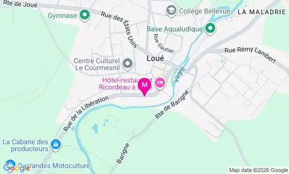 Localisation Carrefour Contact - 72540