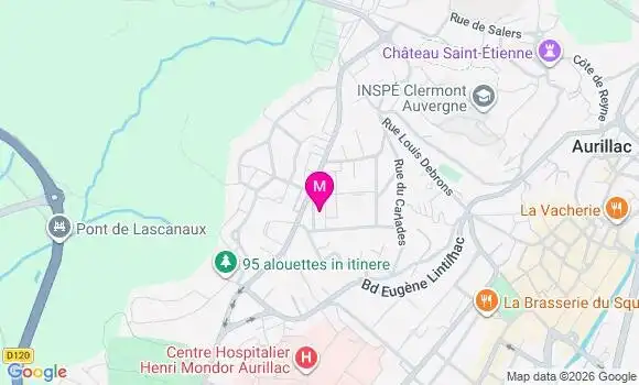 Localisation Les Alouettes Vival - 15000