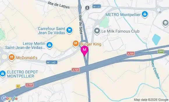 Localisation Carrefour - 34430