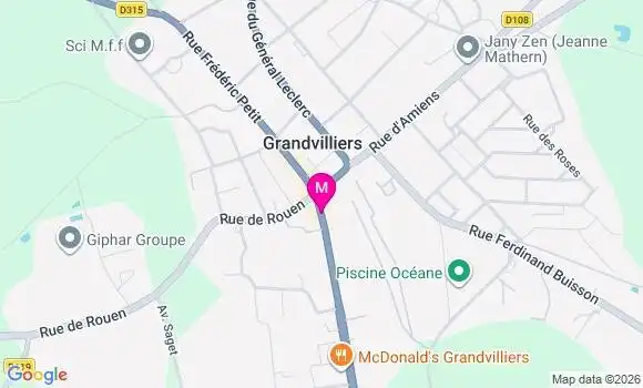 Localisation Carrefour Market - 60210
