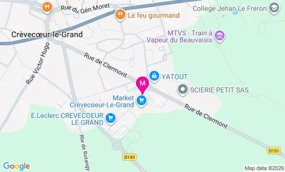 Localisation Carrefour Market - 60360