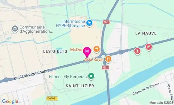 Localisation Intermarche Hyper - 24100