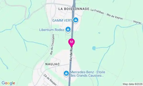 Localisation Carrefour Market - 12450