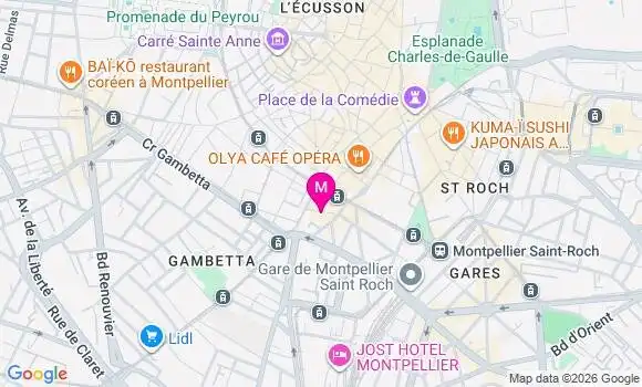 Localisation Carrefour - 34000