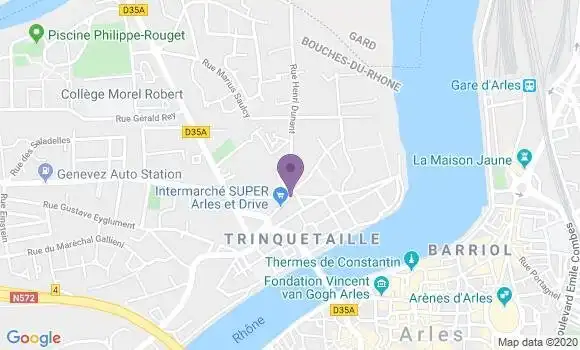 Localisation Arles Trinquetaille Bp - 13200