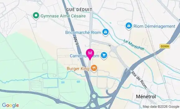 Localisation Carrefour Hyper - 63200