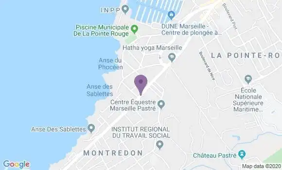 Localisation Marseille Montredon - 13008