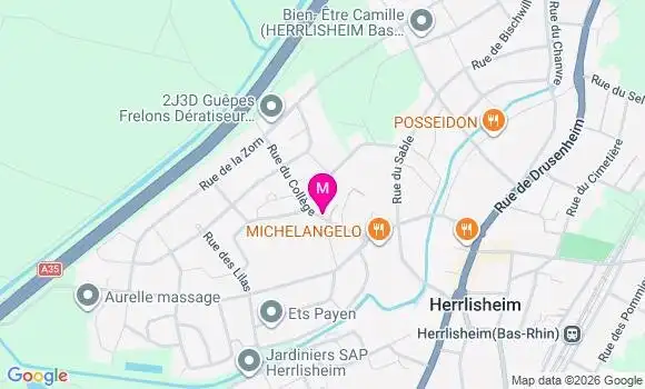 Localisation Carrefour Contact - 67850