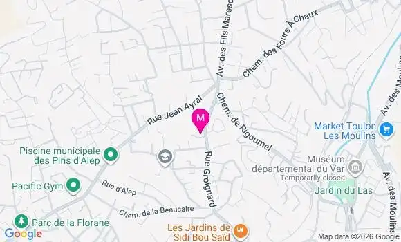 Localisation Vival - 83200