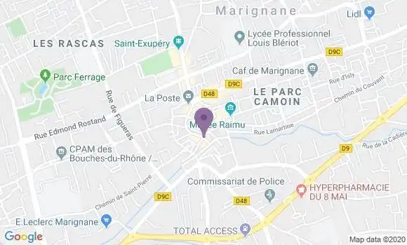 Localisation Marignane Jean Jaures - 13700