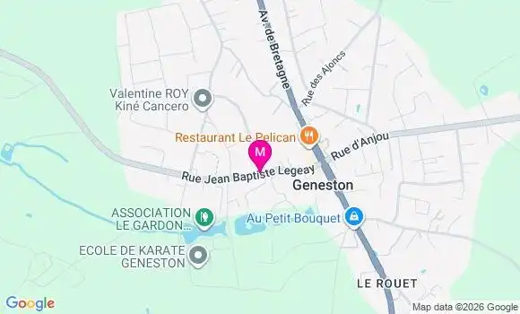 Localisation Geneston Legeay - 44140